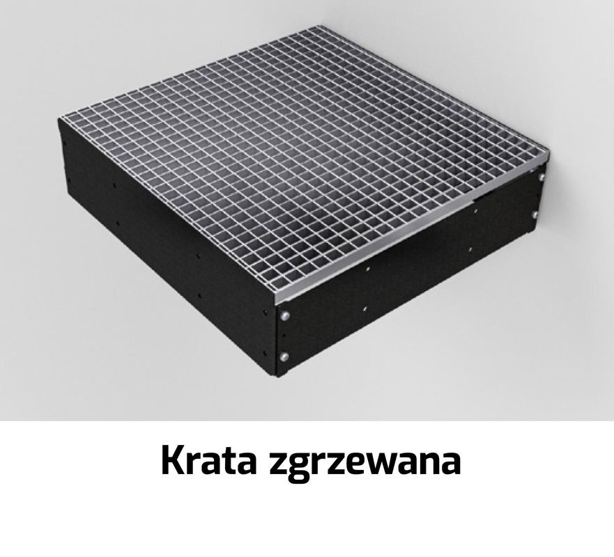 Schody Modułowe Asta Podest nr 2 - KOLOR CZARNY