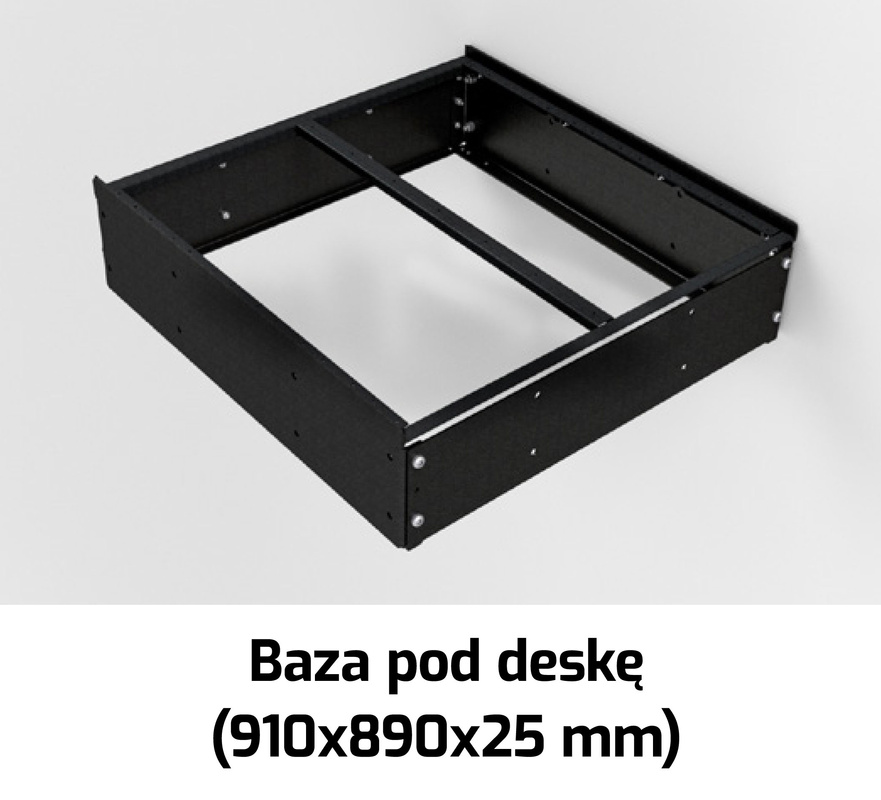 Schody Modułowe Asta Podest nr 2 - KOLOR CZARNY